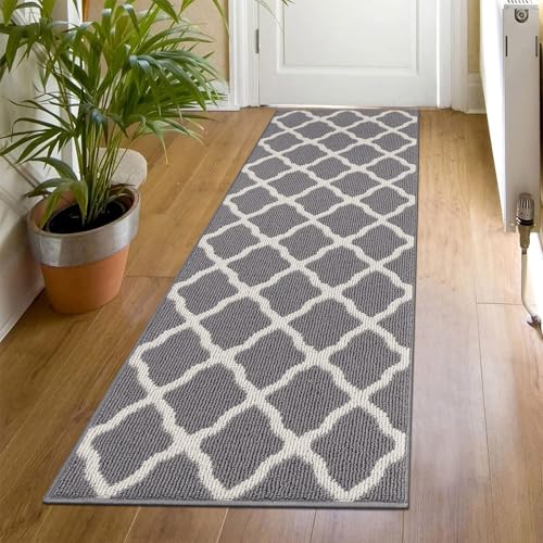 Washable 20" x 59" Non-Slip Runner Rug, Indoor Dirt Trapping Floor Mat