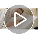 King Bed Wedge Pillow Gap Filler for Headboard - High-Density Foam