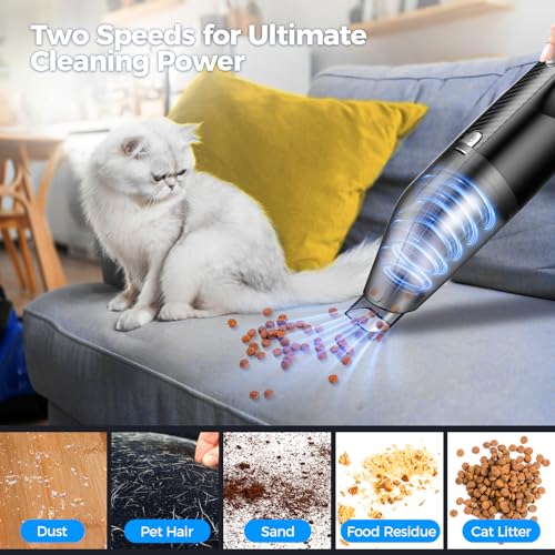 Cordless Handheld Vacuum Cleaner - 11000Pa Suction for Car, Pet & Home