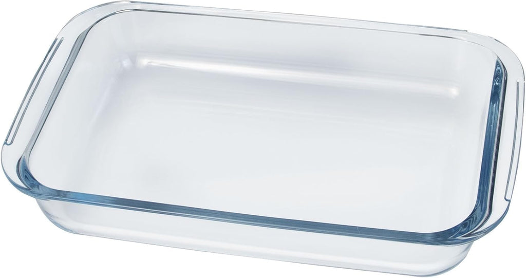 Skiennix Glass Baking Dish - 1L Casserole Pan for Oven | 10x6 Inch Durable Design