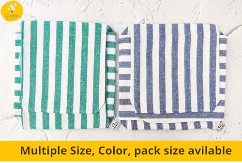 Double Layer Cotton Roti Wrap Cloth with Flaps - Set of 2