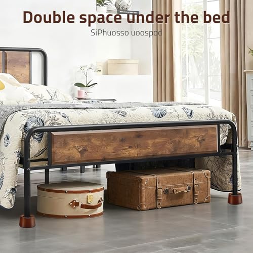 Solid Oak Wood Bed Risers 2 Inch - Heavy Duty Furniture Lifts (4 Pack)