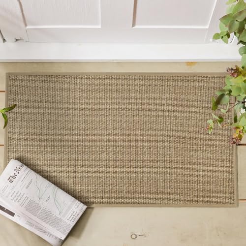 Washable Non-Slip Kitchen Rug 17x29 Inch Absorbent Chenille Floor Mat