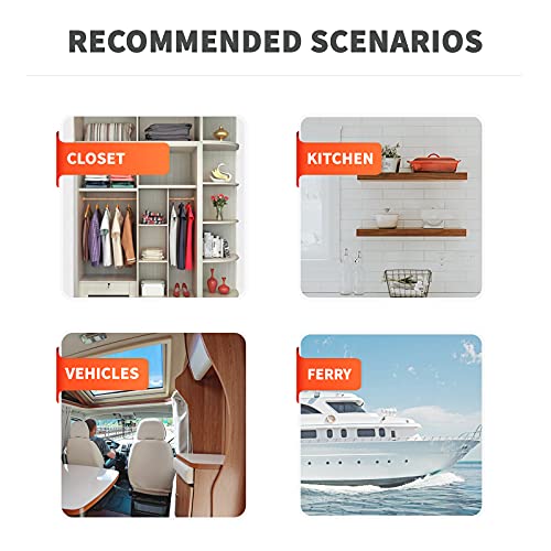 Hanging Moisture Absorber Dehumidifier Bags 10 Pack for Closet