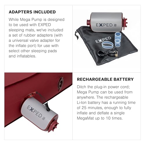 High-Power Portable Electric Air Pump for Inflating Sleeping Pads