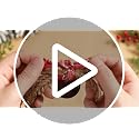 Hollowfly 12 Pcs Western Christmas Bell Ornaments Set with Hemp Loops