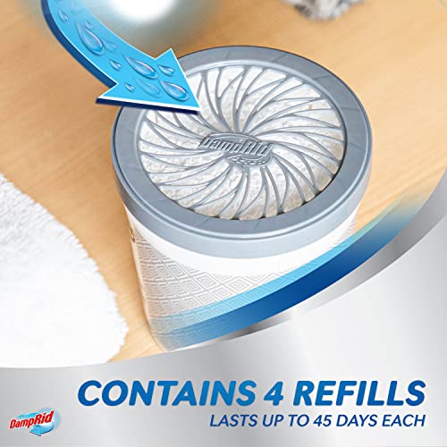 Moisture Absorber Refill Bags 44 oz 4-Pack Fresh Scent Humidity Control