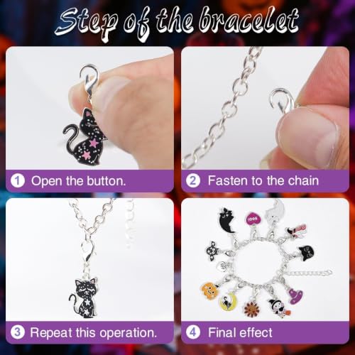 Halloween Advent Calendar 24 Days Spooky Castle DIY Jewelry & Charm Bracelet