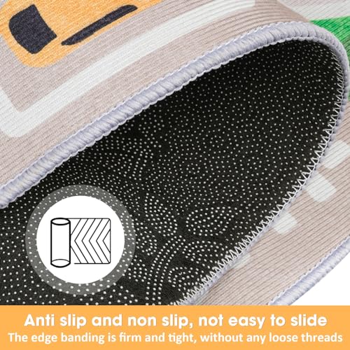 Kids City Road Play Rug - Educational Traffic Map Carpet, 32 x 47 Inch