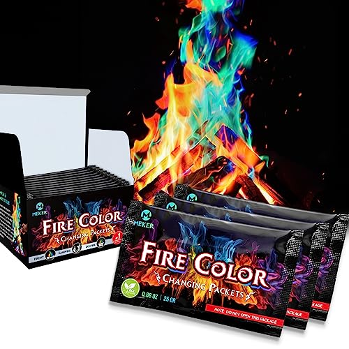 Color Changing Fire Packets for Campfires and Fire Pits 12 Pack