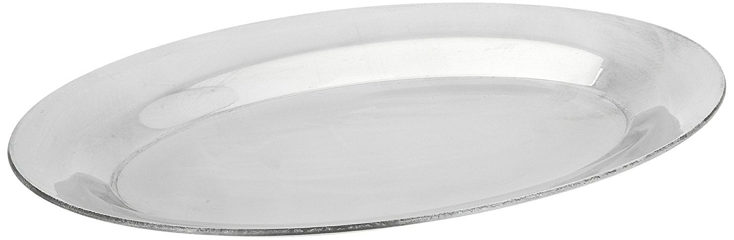 Winco Aluminum Sizzling Platter, 10-Inch, Medium