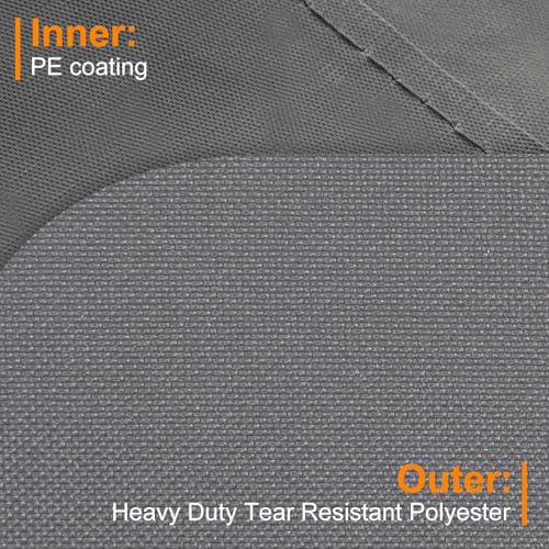 NettyPro 65L x 20W x 28H Wheel-On Storage Bag for Christmas Tree, Cushions & More - Grey