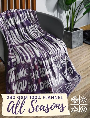 Amazing Bonus Mom Stepmom Gifts Soft Throw Blanket 60x80 Inches - Huglanket