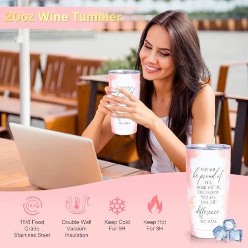 8-Piece Employee Appreciation Gift Set with Tumbler, Notebook, and Accessories