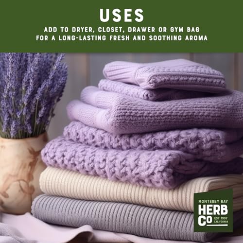 Natural Lavender Laundry Sachets - Reusable Dryer & Closet Freshener (18 Pack)