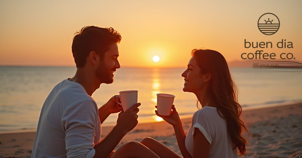 Buen Dia Coffee Co. Costa Rican Ground Coffee, 10 Ounce - Certified Organic, Fairtrade Coffee