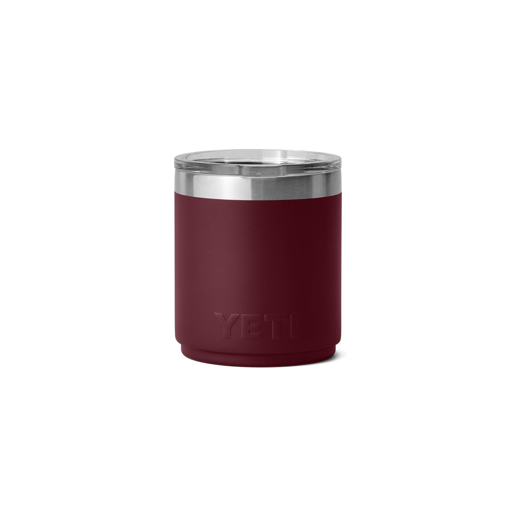 YETI Rambler 10 oz Stackable Lowball 2.0, Vacuum Insulated, Stainless Steel with MagSlider Lid, Wild Vine Red