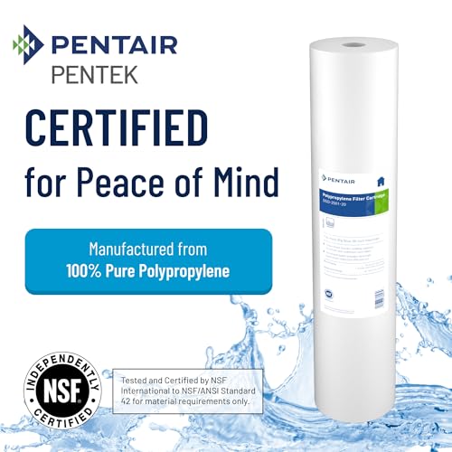 20" x 4.5" Whole House Sediment Water Filter Cartridge, 5 Micron Polypropylene