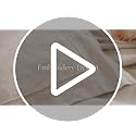 100% French Linen Duvet Cover Set - 3-Piece Embroidered Bedding (King)