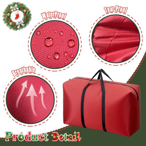 Christmas Tree Storage Bag Heavy Duty 600D Oxford for 3-5ft Trees