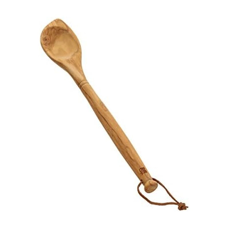 Sabatier Olivewood Corner Spoon & Scraper, 14-Inch