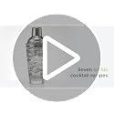 TRUE Clear Glass Cocktail Shaker Set with Recipes & Measurements - 13.5 oz, Includes Jigger & Strainer, Set of 1