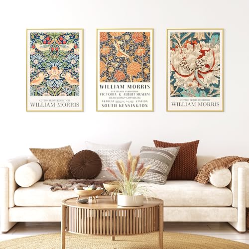 Upsimples 20x30 Poster Frame - Gold, Easy Slide-In Assembly, 3 Pack
