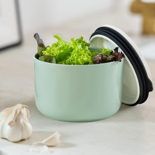 Villeroy & Boch like ToGo & ToStay - lunch box, 13 x 9.5 cm, premium porcelain, round, Mint green