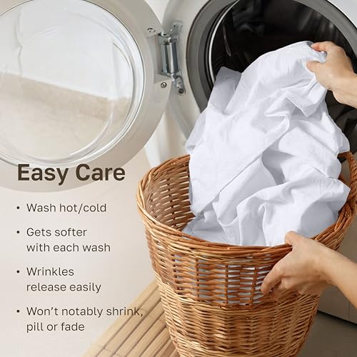 California Design Den 100% Cotton Pillowcases 2-Pack, 400 Thread Count