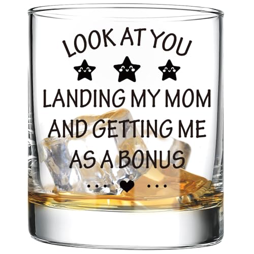 Fatbaby Stepdad Whiskey Glass 10oz – Funny Gift from Stepdaughter Stepson