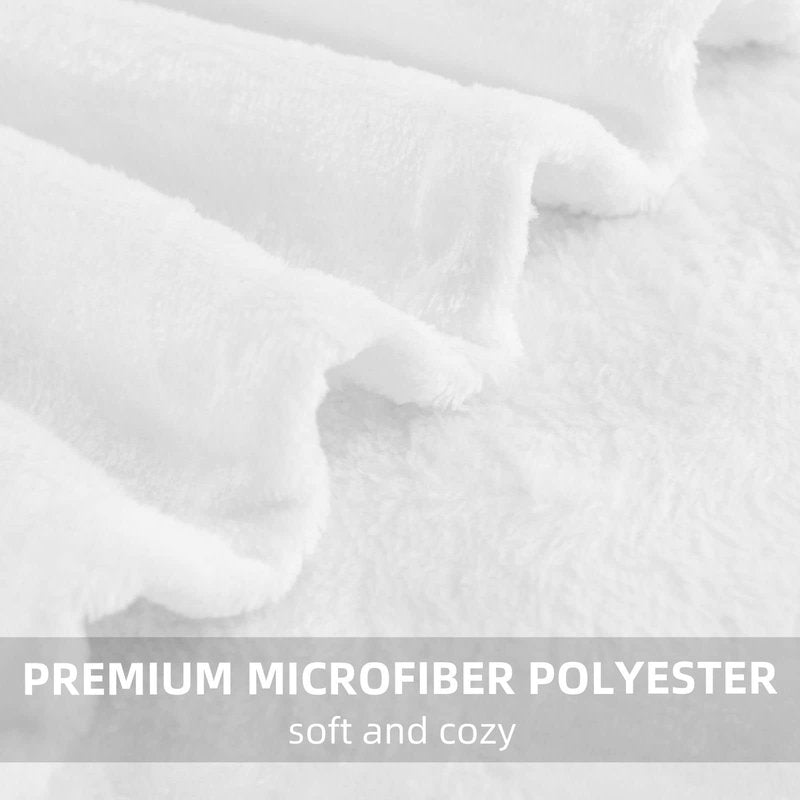 Ultra Soft Throw Blanket Flannel Fleece All Season Light Weight Living Room/Bedroom Warm Blanket