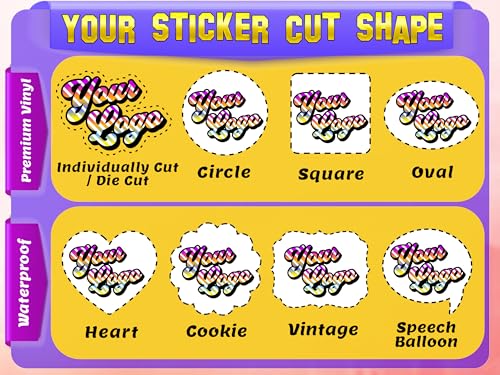 Custom Full Color Window Decal | Personalized Logo Cling XXL