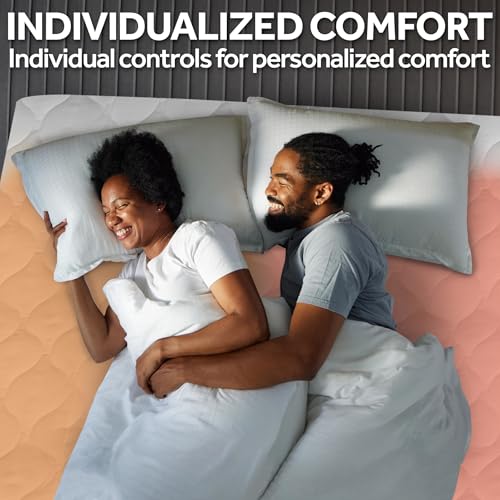 Electric Heated Mattress Pad - Water Resistant, Queen Size, 12 Heat Settings
