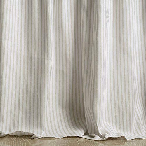 Lush Decor Ticking Stripe 3-Piece King Bedspread Set - Farmhouse Ruffle Bedding