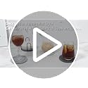 8-Piece Woven Cotton Drink Coaster Set with Holder, 4.3-Inch Absorbent