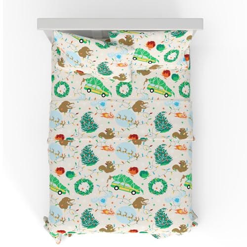 National Lampoon's Christmas Vacation Full Bedding Set - Franco 100% Cotton Flannel, Officially Licensed