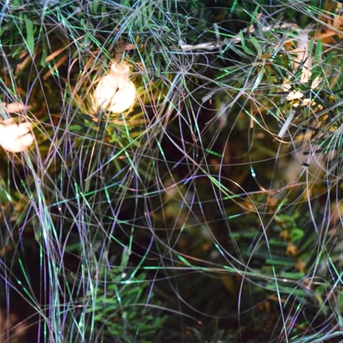 2000 Strands Iridescent Tinsel Icicles - 19.8 Inch Christmas Decorations