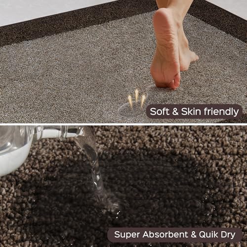 Non-Slip Kitchen Rug 24" x 36" - Washable Absorbent Floor Mat