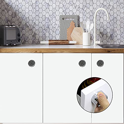 3-Piece Adhesive Towel Hooks for Kitchen and Bathroom with Silicone Claws
