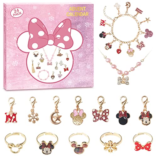 Kids DIY Jewelry Christmas Advent Calendar - 24 Day Holiday Countdown Set