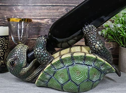 Sea Turtle Wine Bottle Holder - Nautical Decor for Kitchen & Bar