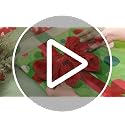 Breling 4 Pack Christmas Pillow Covers 20x20 Inch Red Green Stripe Dot Gift Box Design with 3D Bows
