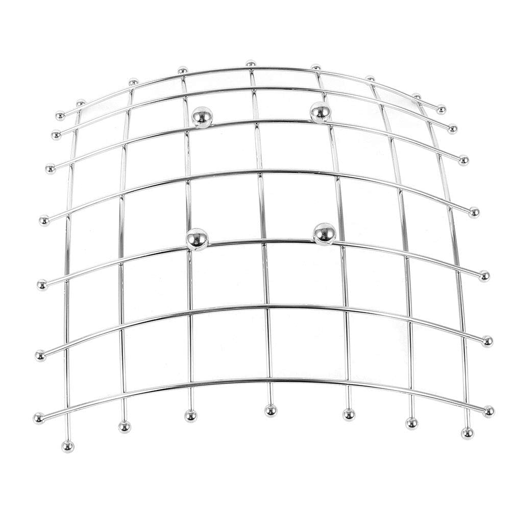 MOUMOUTEN Fruit Basket, Stainless Steel Square Lattice Wire Fruit basket, Nests Basket Durable Draining Fruit Basket with Wire Finish, Fruit Bowls for the Kitchen Storage of Fruits and Vegetables