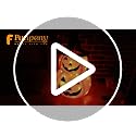 FUNPENY 3ft Lighted Halloween Collapsible Pumpkin with Star Hat, 50 LED Indoor Outdoor Decor