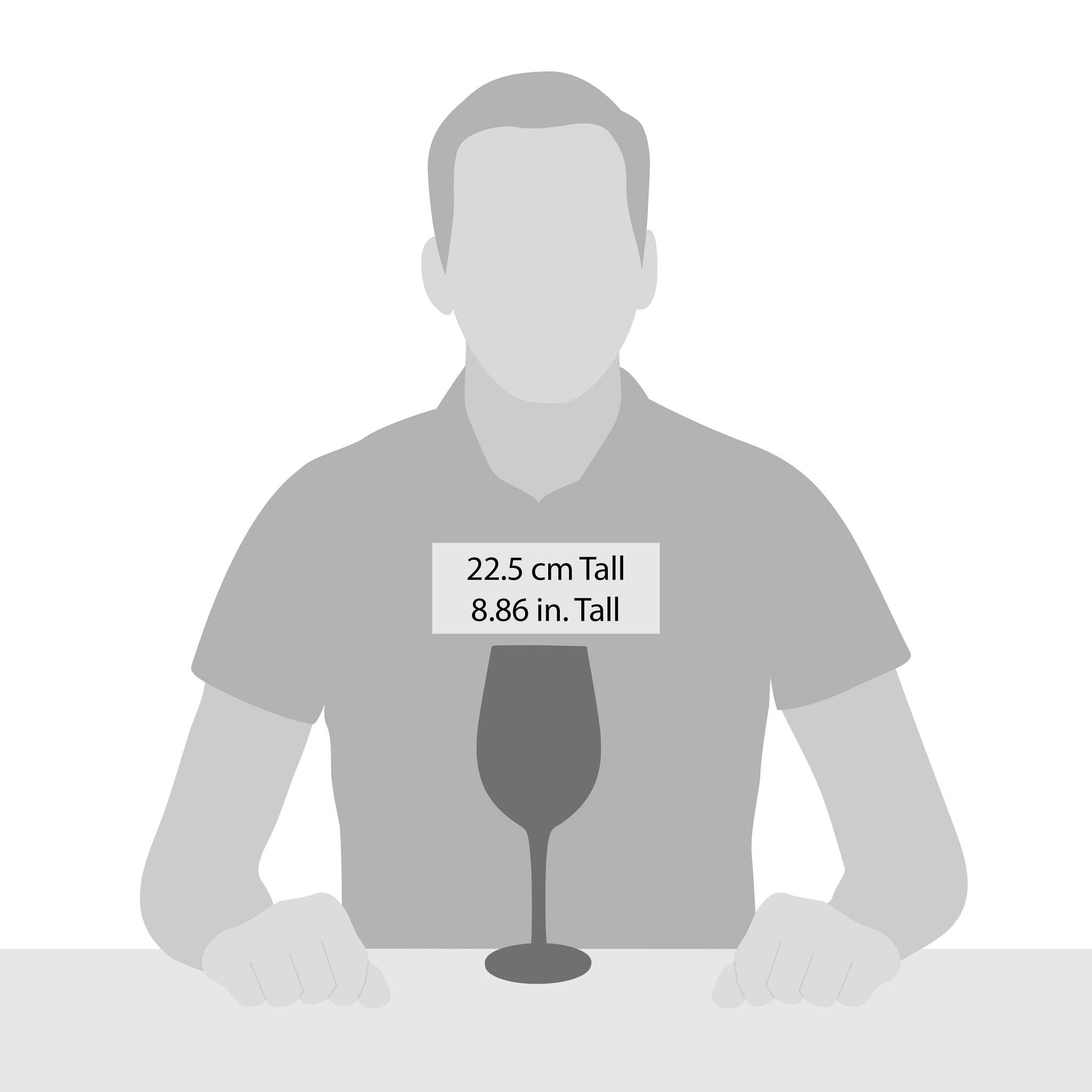 Enesco Lolita Happy 80th Birthday Hand-Painted Artisan Wine Glass, 15 Ounce, Multicolor