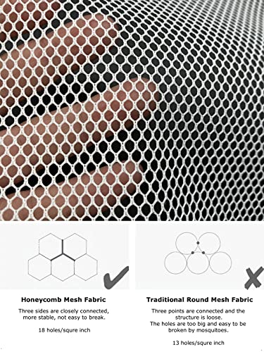 Portable Pop-Up Mosquito Net Tent for King & Queen Beds, Foldable