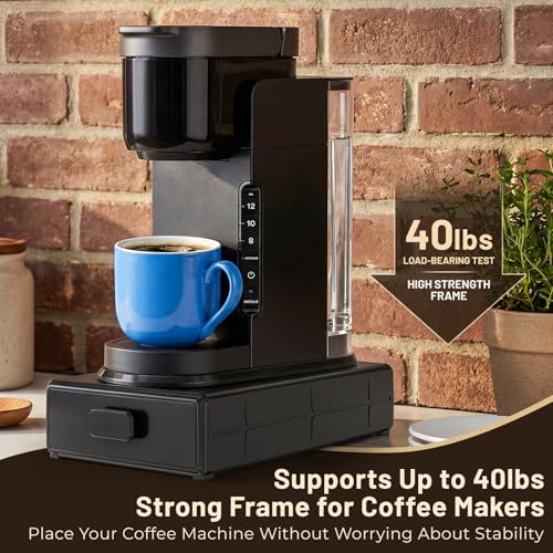 Coffee Pod Organizer Drawer - Holds 18 Pods, Under Machine Storage