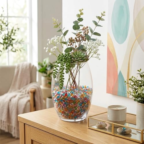 7mm Acrylic Fishbowl Slime Beads (15 Colors, 2800 Pcs) - Craft & Vase Filler