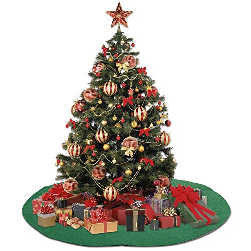 Christmas Tree Stand Mat - Waterproof Felt Pad for Floor Protection 36.6in or 28.3in Diameter