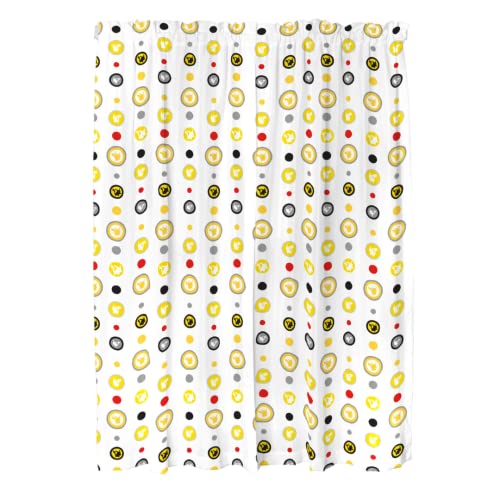 Kids Cartoon Character Window Curtain Panels, 82 x 63 Inch Set